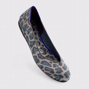 Rothy's Grey Spotted Flat (NIB)